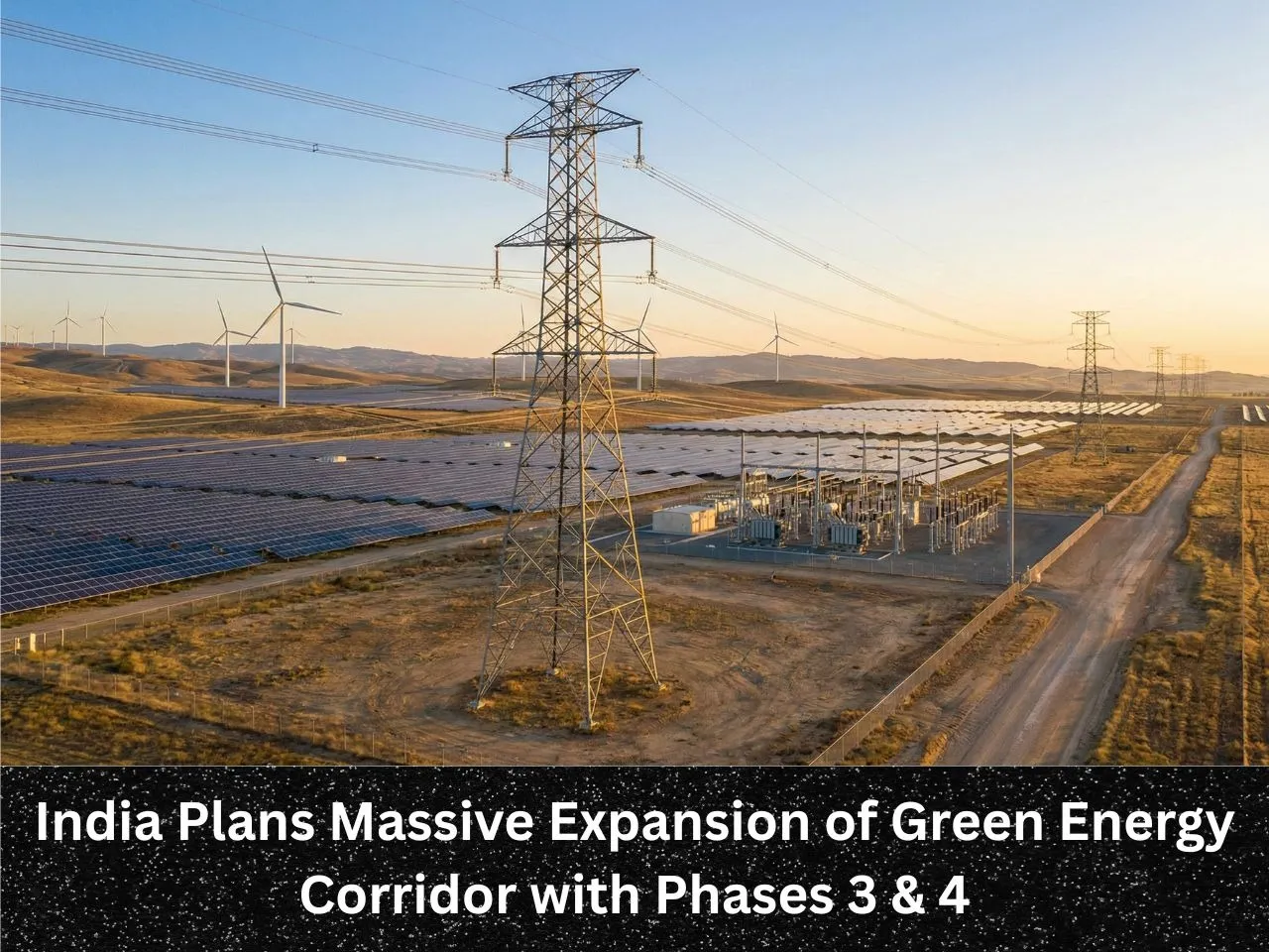 India Plans Massive Expansion of Green Energy Corridor with Phases 3 & 4