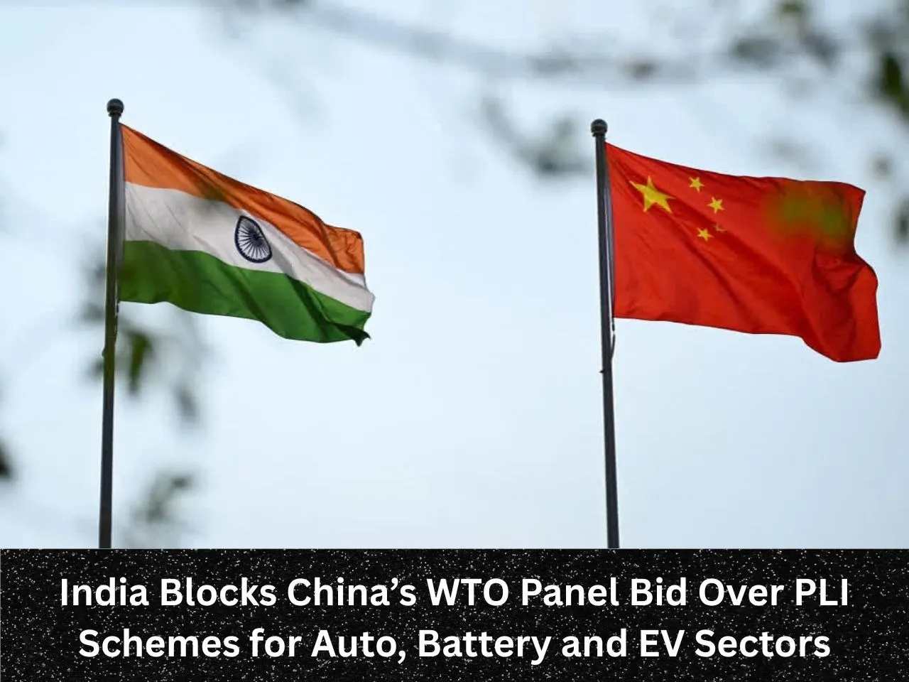India Blocks China’s WTO Panel Bid Over PLI Schemes for Auto, Battery and EV Sectors