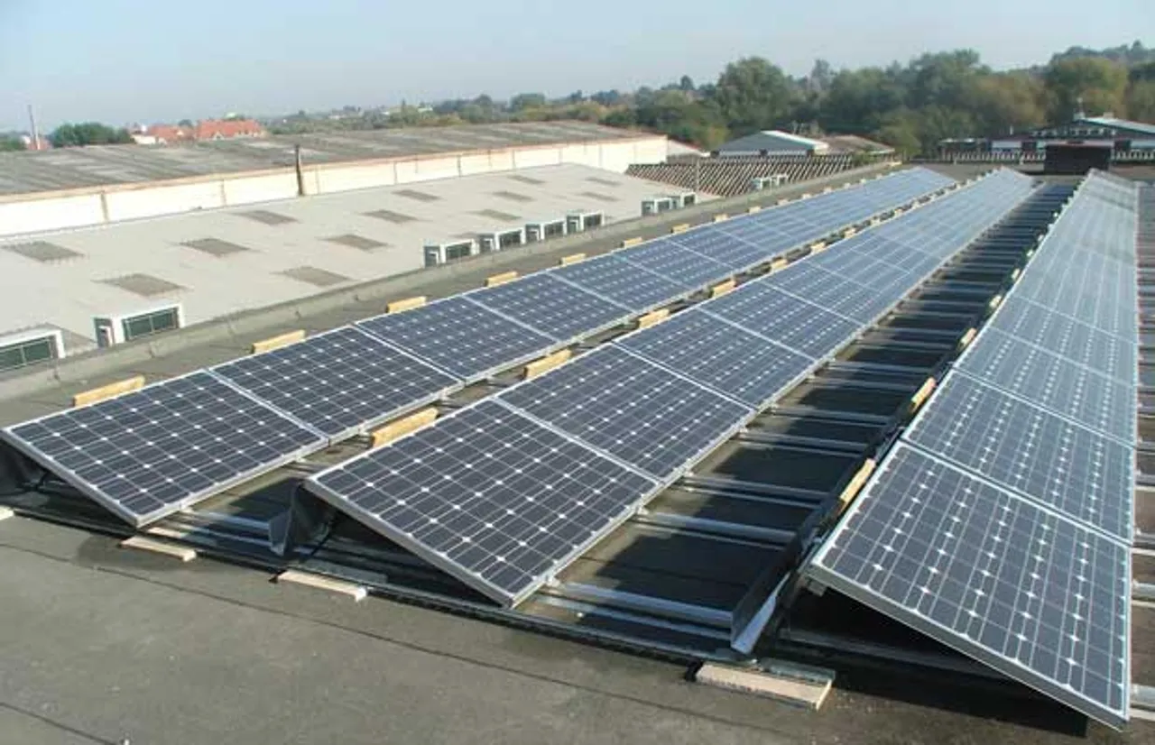 NDMC install solar panels