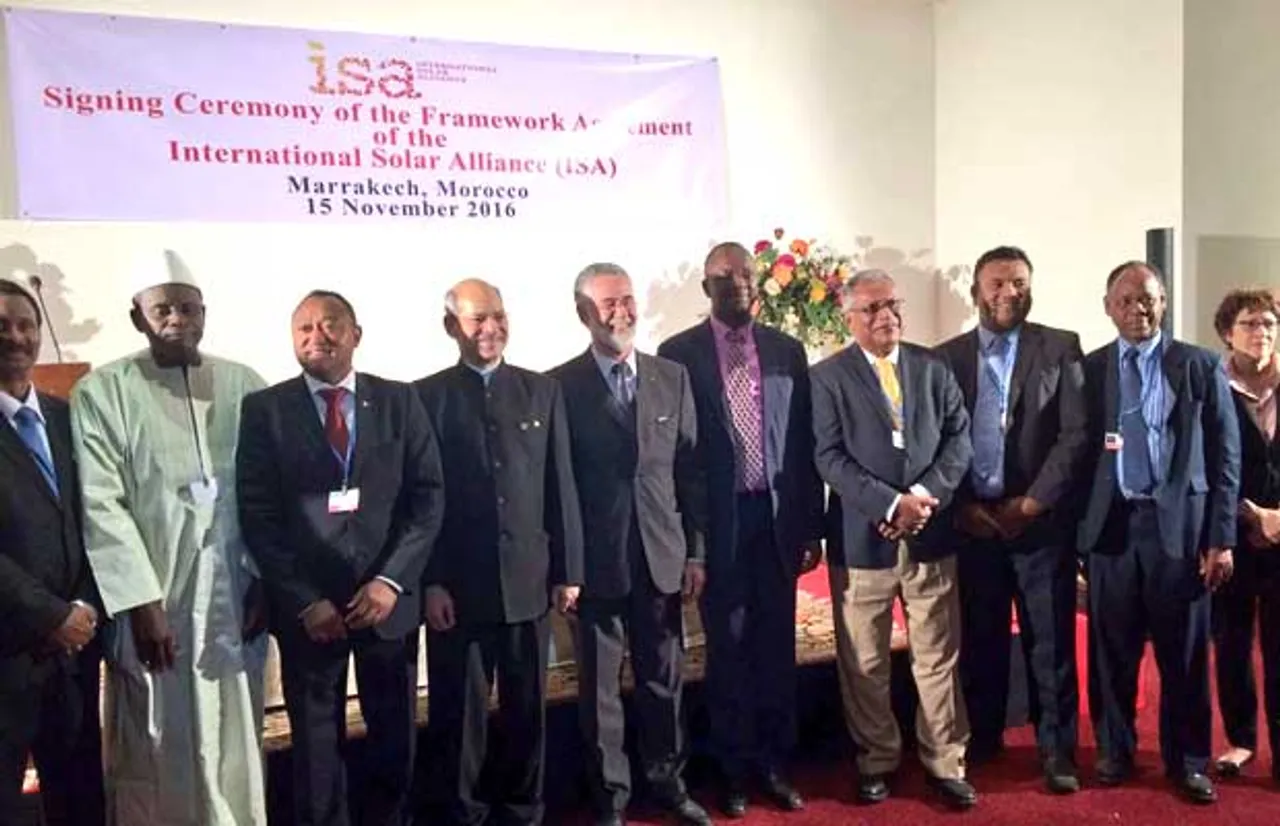 20 Countries Including Brazil And France Sign Framework Agreement Of International Solar Alliance