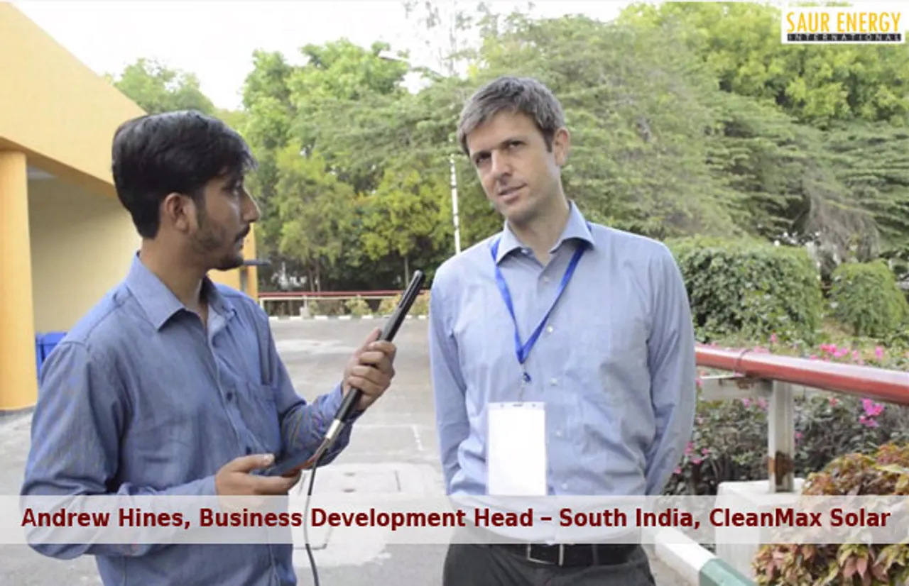 Andrew Hines, Business Development Head – South India, CleanMax Solar