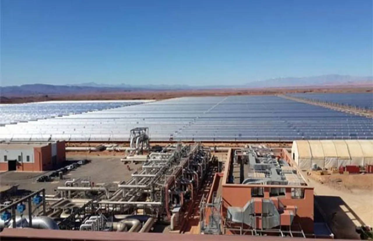 two solar power plants