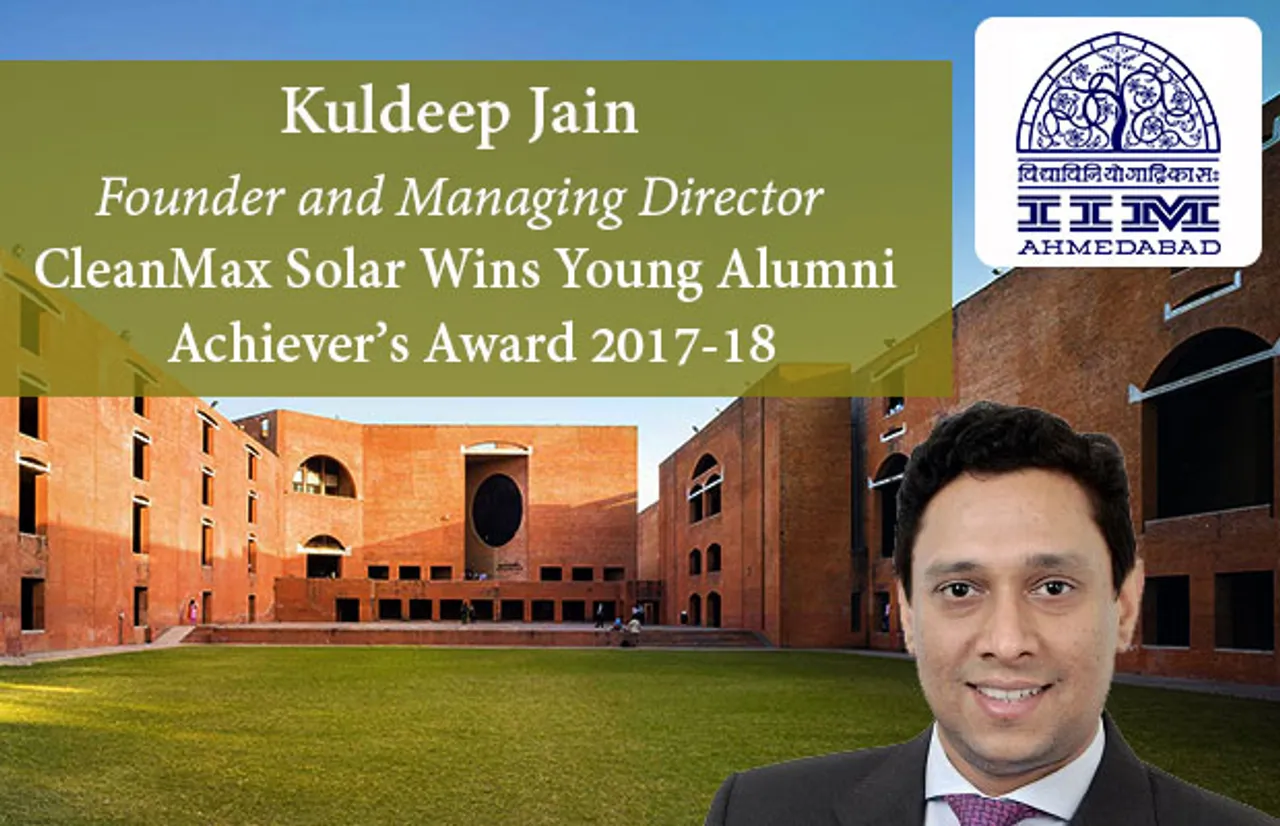 Kuldeep Jain Founder and Managing Director of CleanMax Solar