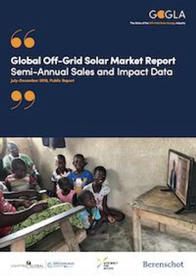 GOGLA Report on Global Off-Grid Solar Market Report