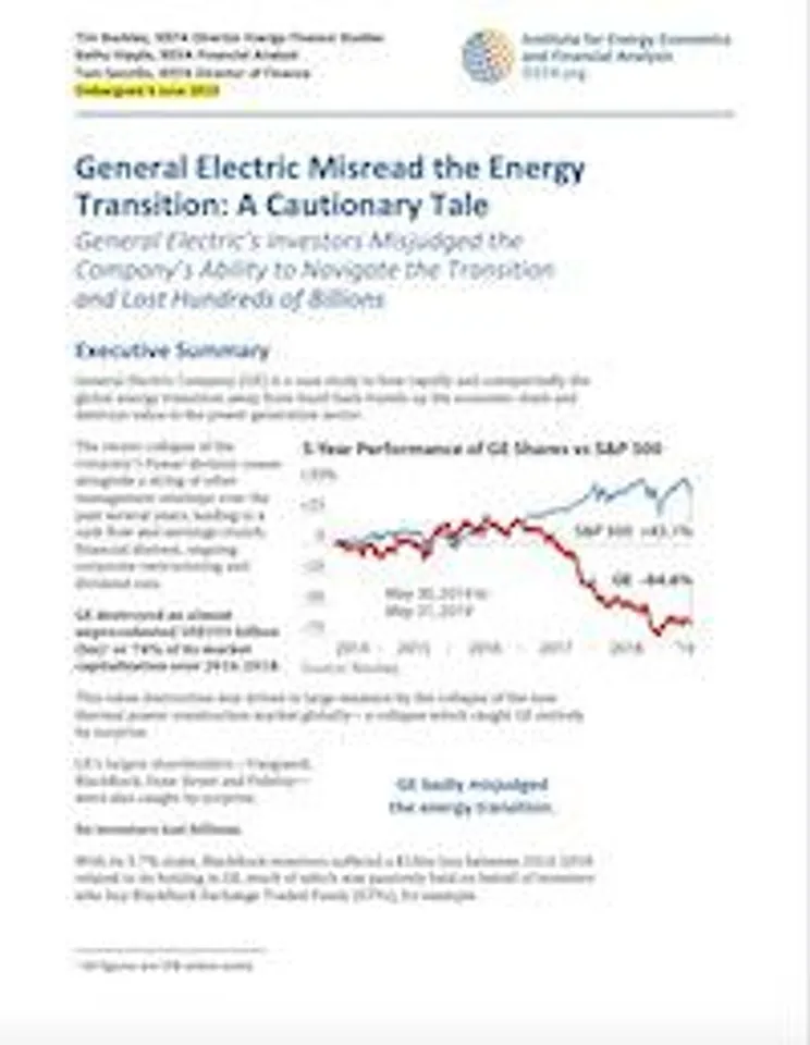 GE Misread the Energy Transition