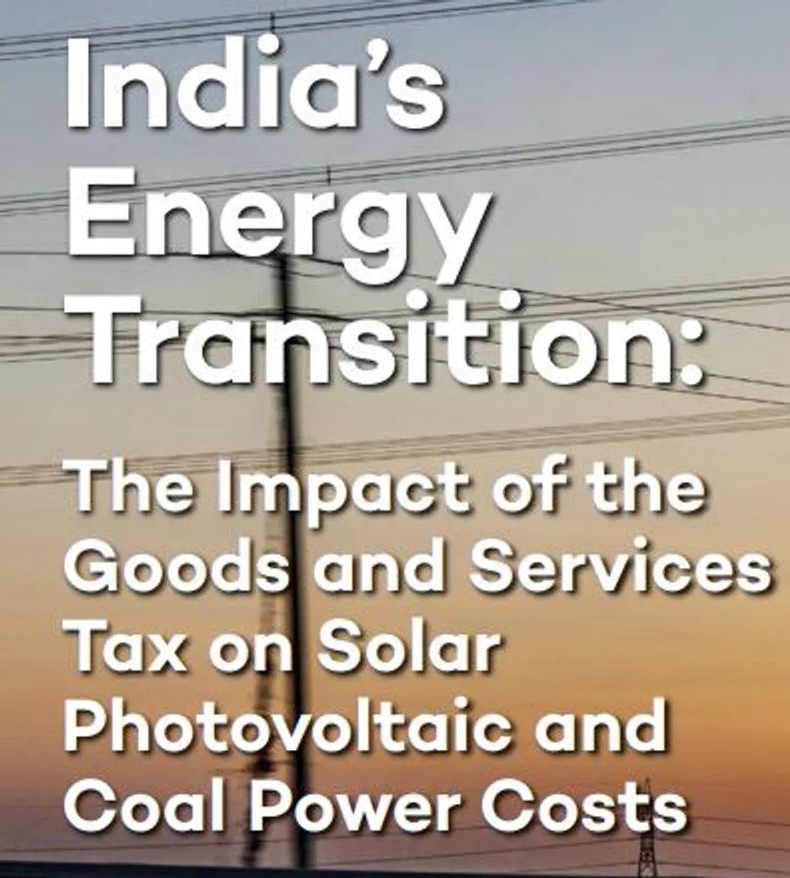 Impact of GST on Solar and Coal Power in India