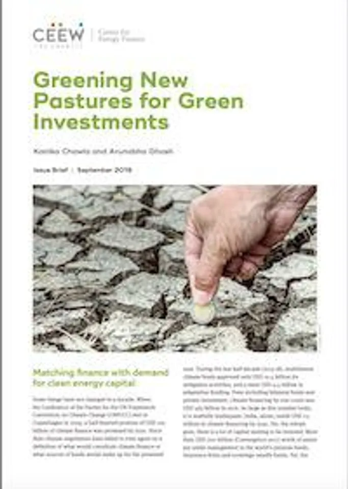 Greening New Pastures for Green Investments
