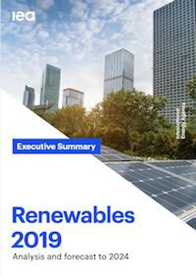 IEA Report on Renewables 2019