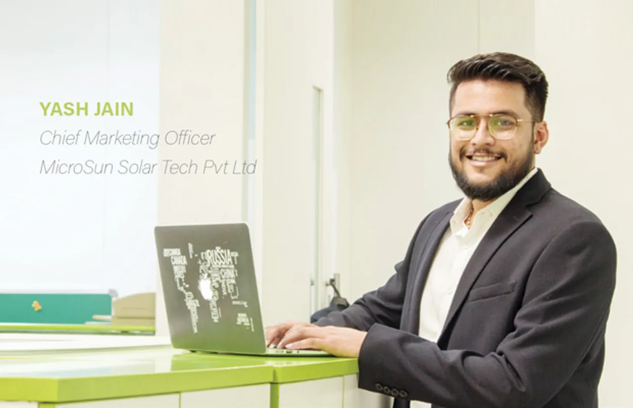 Yash Jain, Chief Marketing Officer, MicroSun Solar Tech