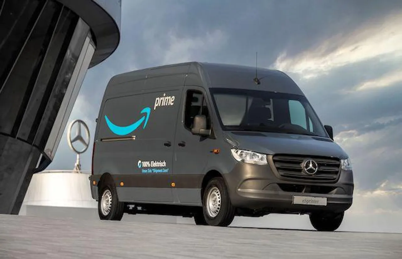 Amazon 1800 EVs Mercedes-Benz
