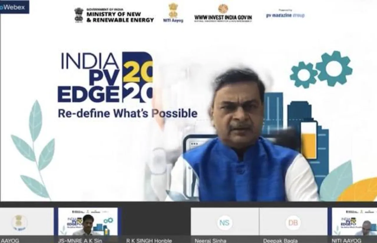 India Solar Imports RK Singh