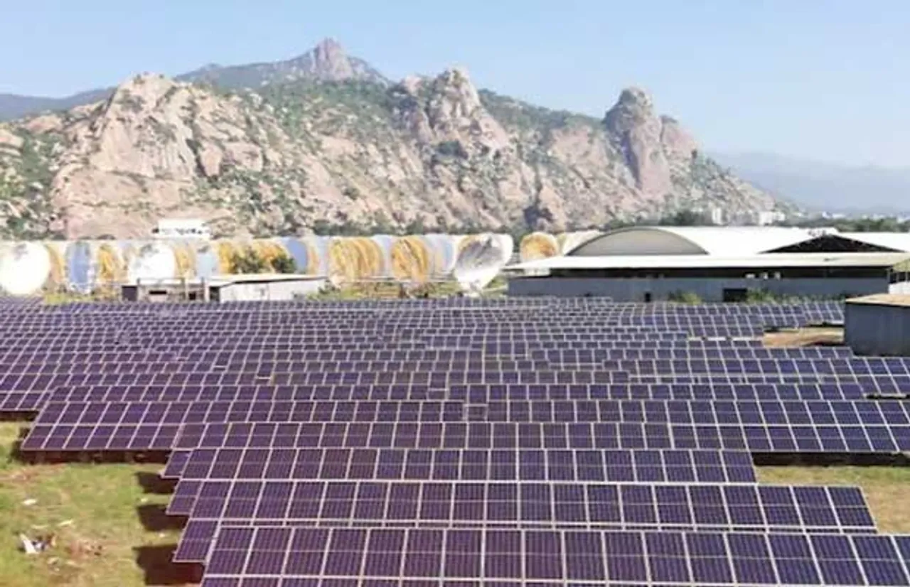 Brahma Kumaris solar power plant