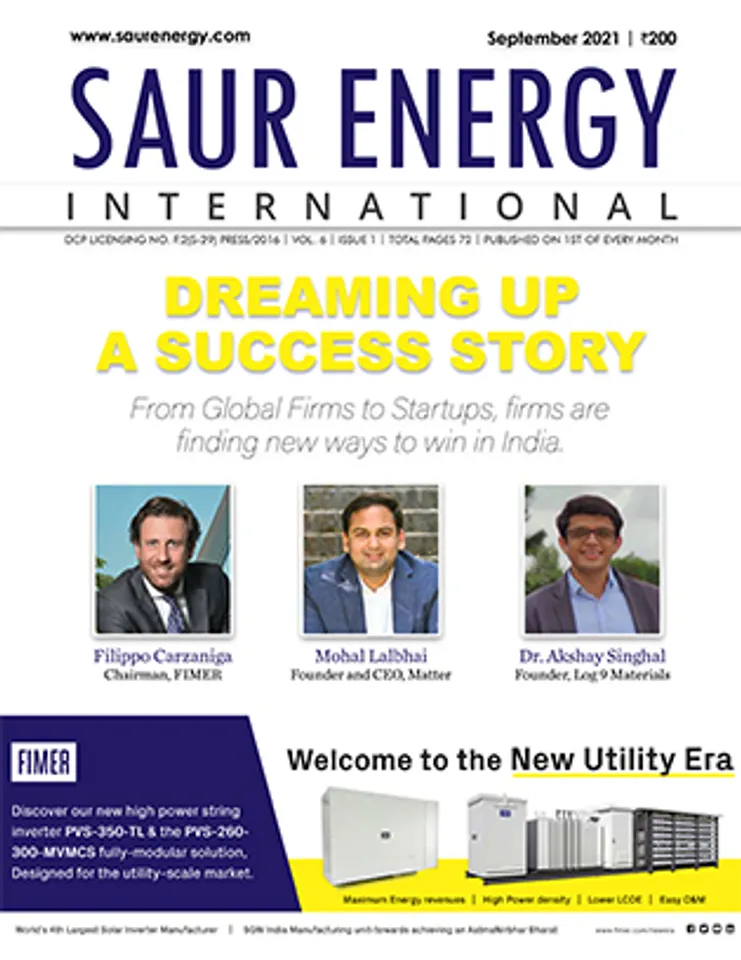 Saurenergy International Magazine September Issue 2021