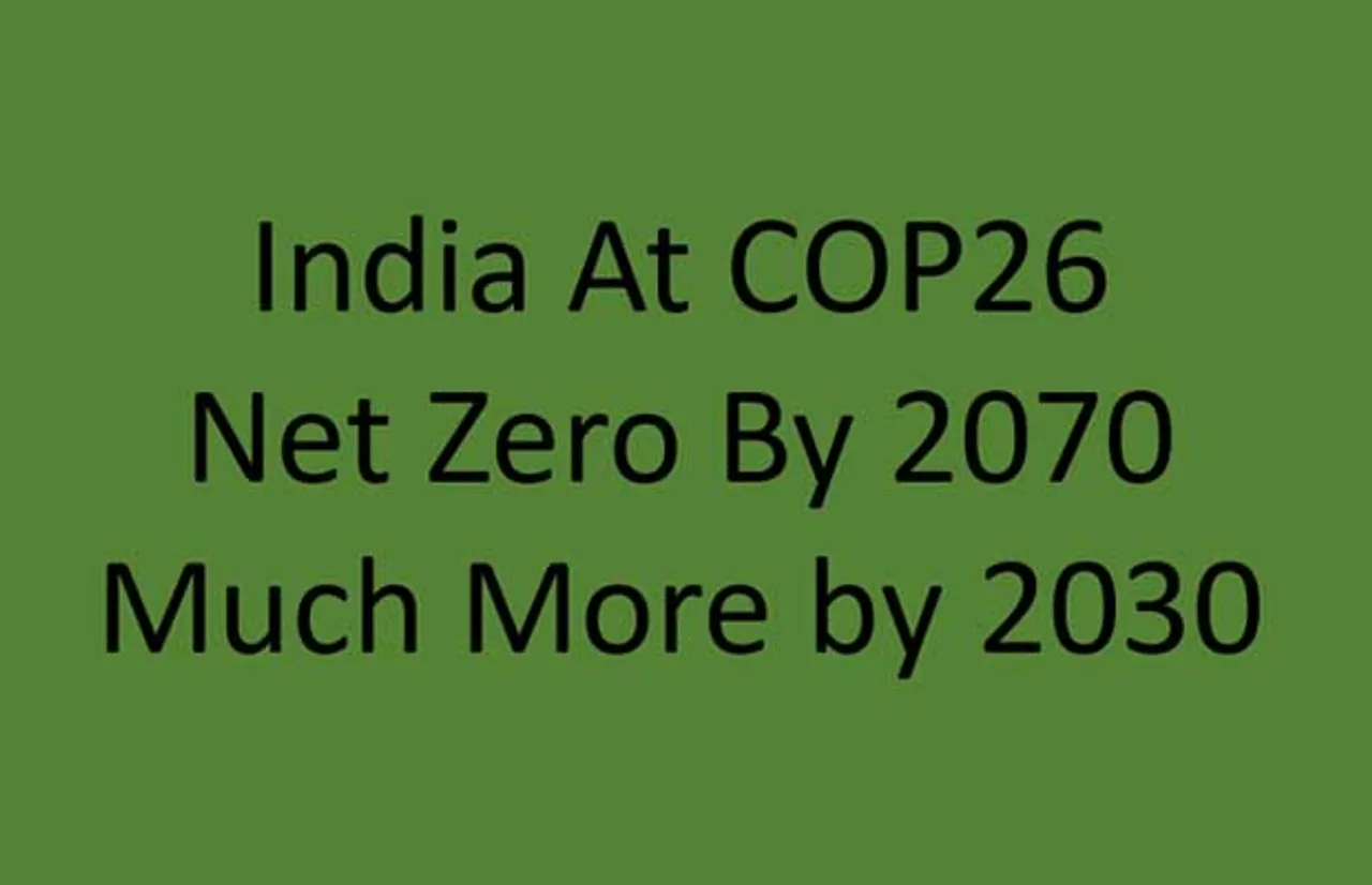 Narendra Modi at cop26, LBNL