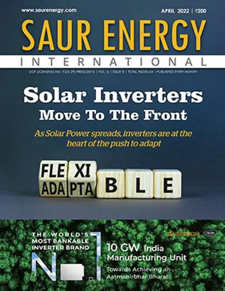 Saurenergy International Magazine cover April Issue 2022