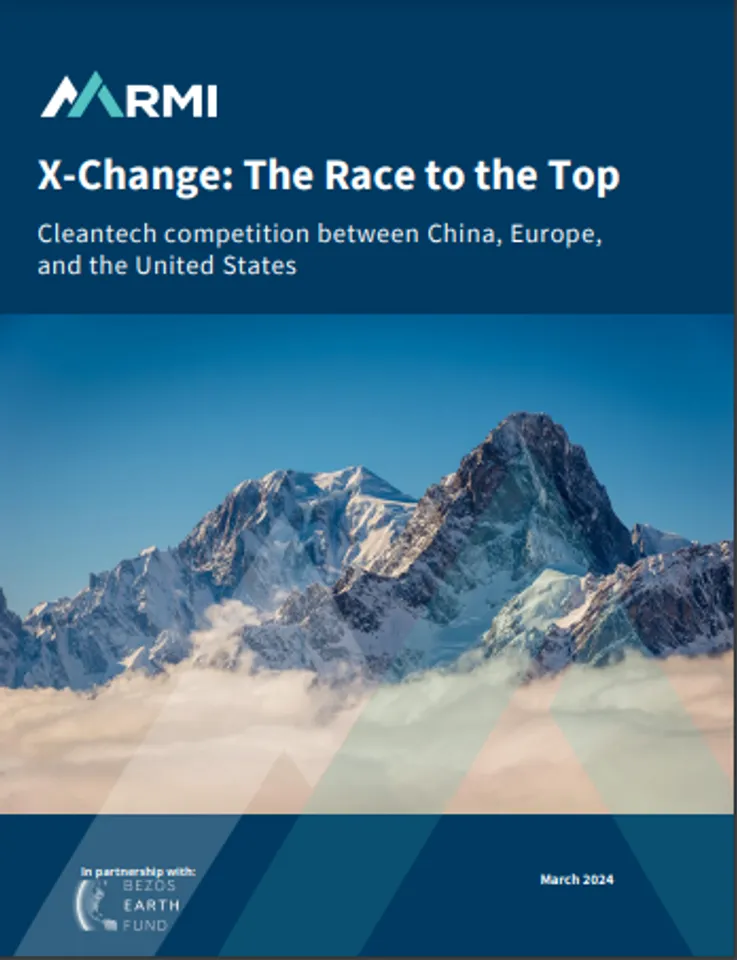 China Leads The Way In Cleantech Industry, Overtakes US: RMI Study