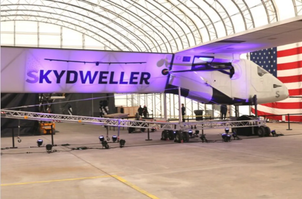 First unmanned flight by Skydweller, large solar powered aircraft