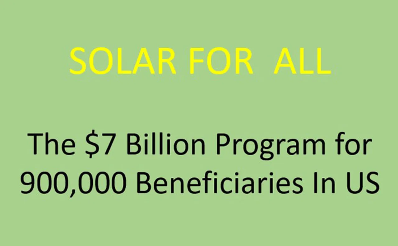 Solar for all program