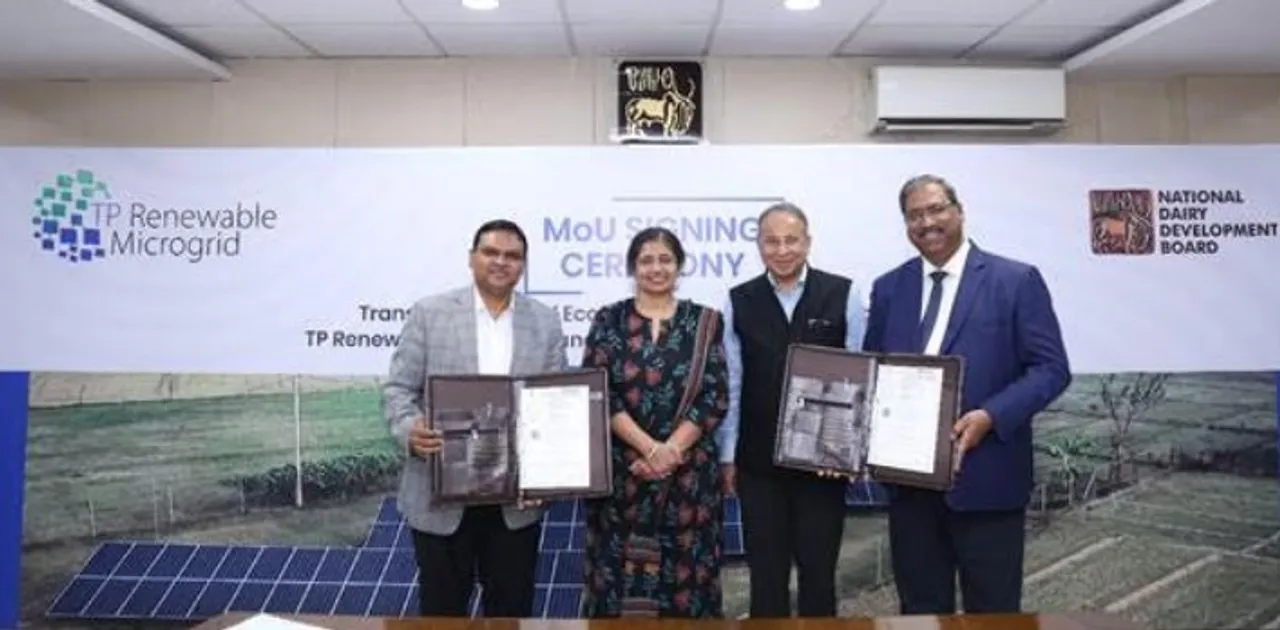 tata Power and NDDB sign MoU for solar Minigrids in Dairy sector