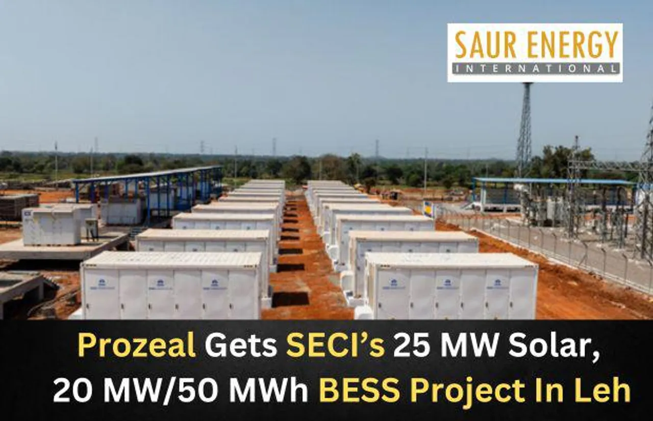Prozeal Gets SECI’s Solar Plus Battery Energy Storage Project In Leh