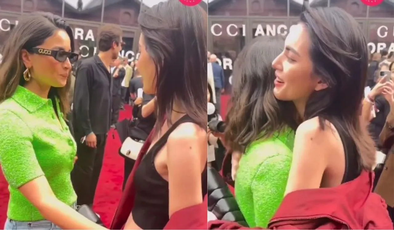 Alia Bhatt Interacts With Thai Actor Davika Hoorne