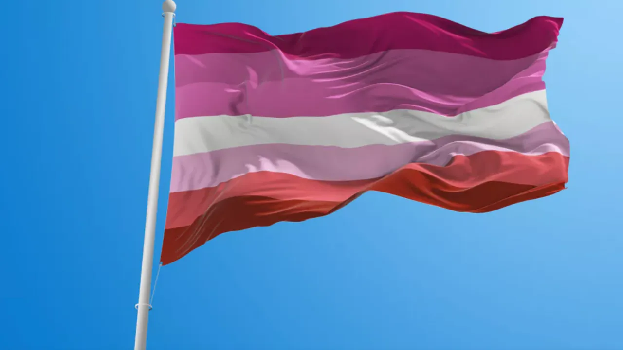 lesbian flag