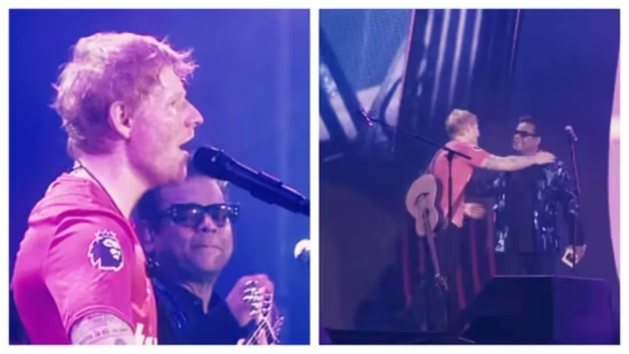 Watch: A.R. Rahman Joins Ed Sheeran On Stage In Chennai