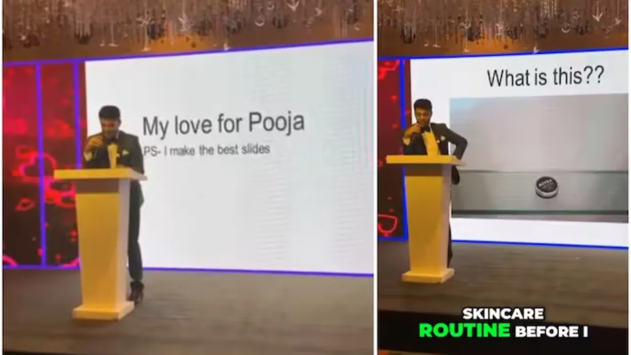 Man Uses PPT for Pre-Wedding Speech, Leaves Internet in Splits