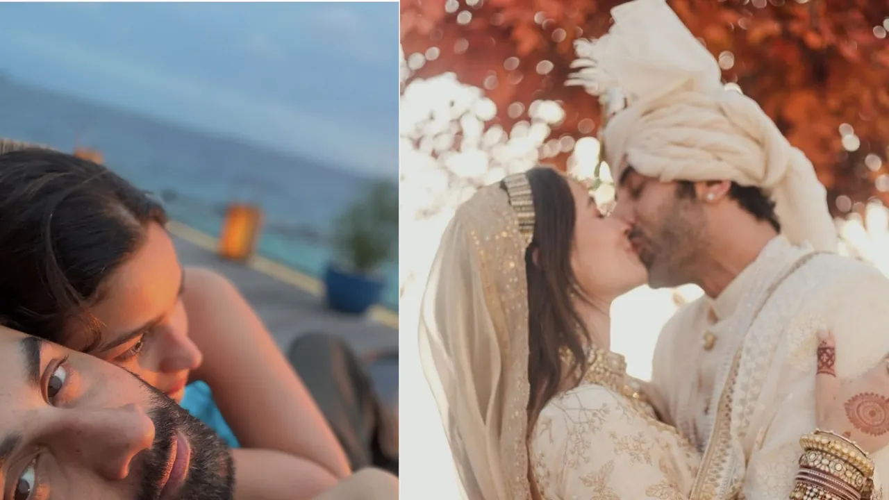 Actors Alia Bhatt and Ranbir Kapoor