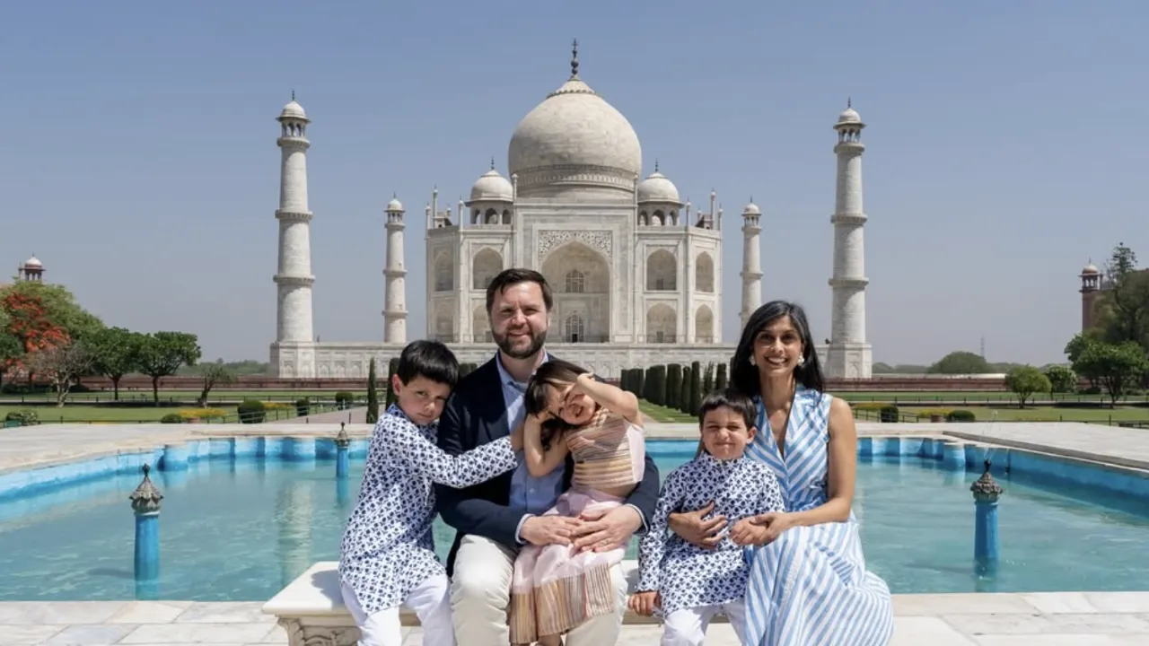 US Vice President JD Vance’s First India Visit with Family