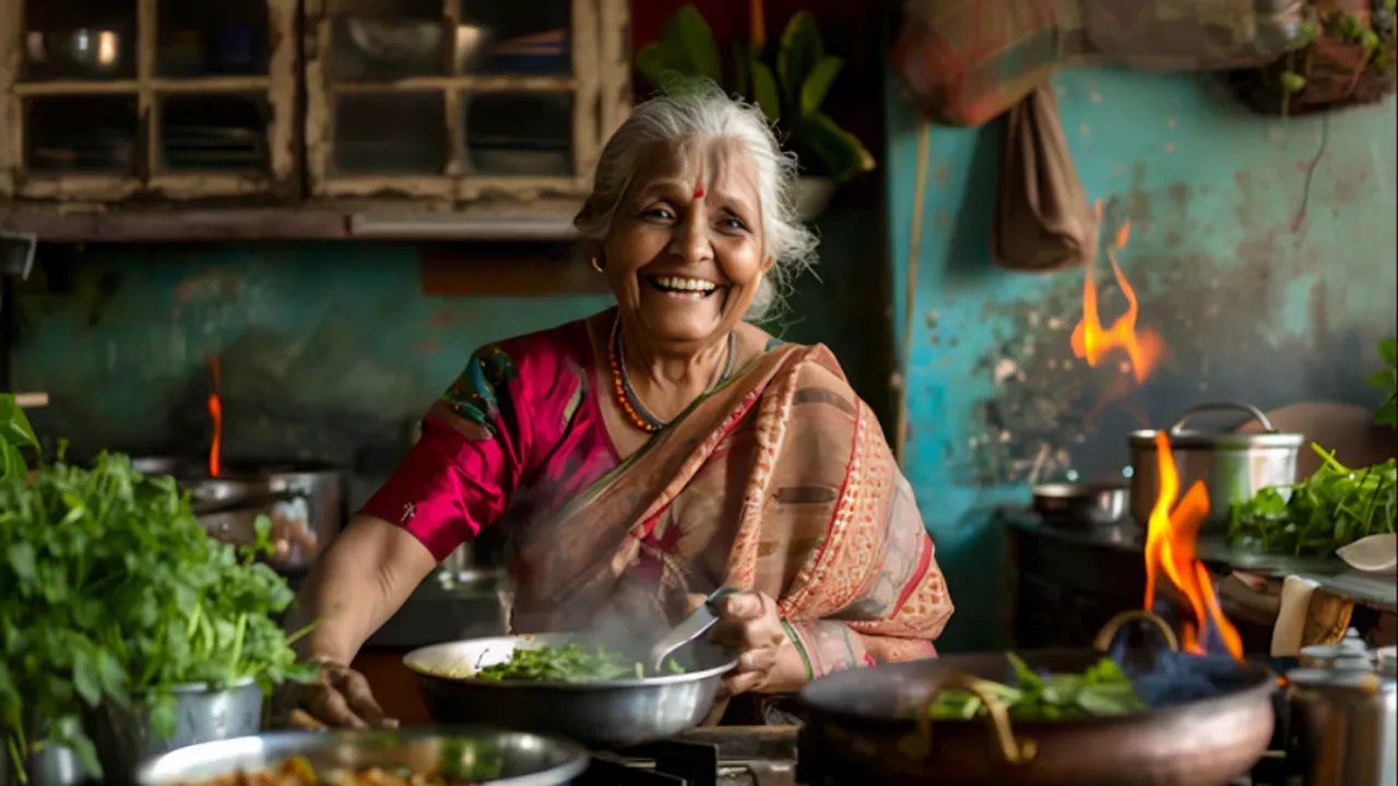 grandma cooking