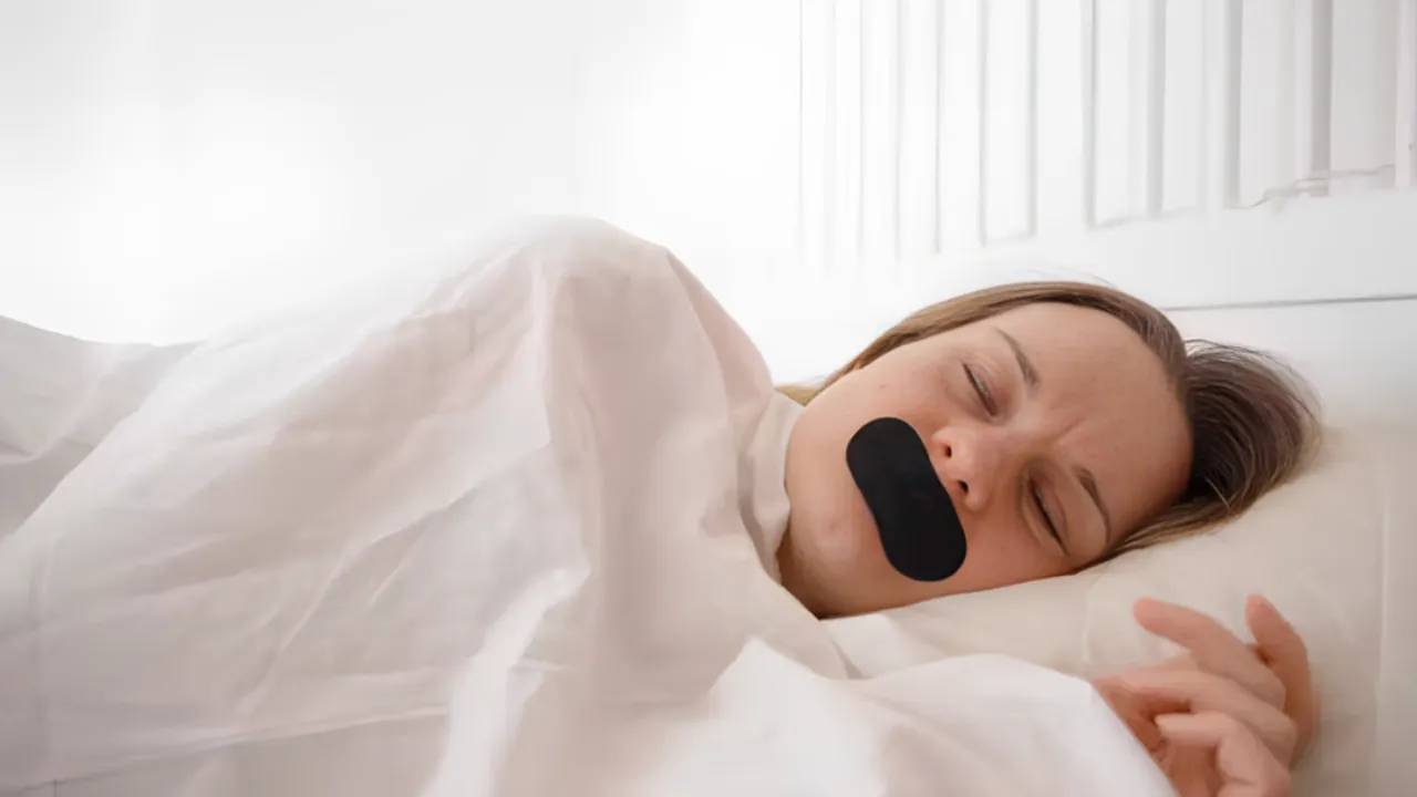 Mouth taping has become a popular social media trend. K.IvanS/Shutterstock