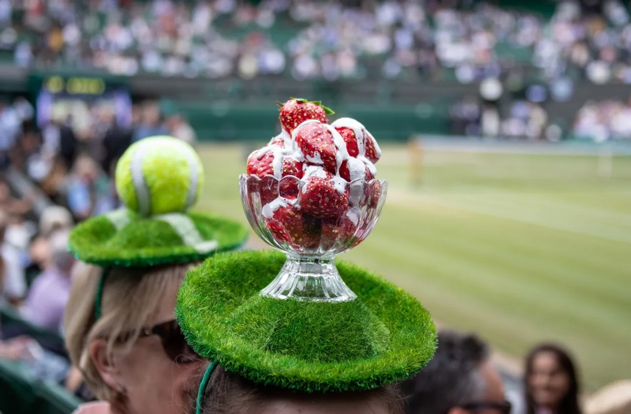 strawberries and cream hats
