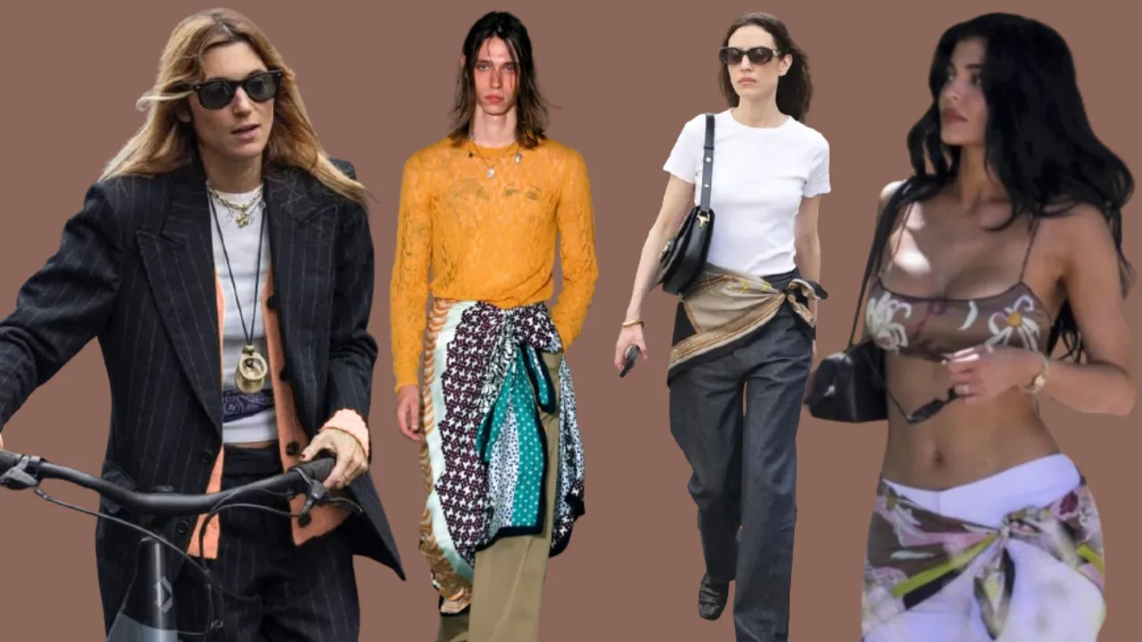 Scarf On Waist Trend