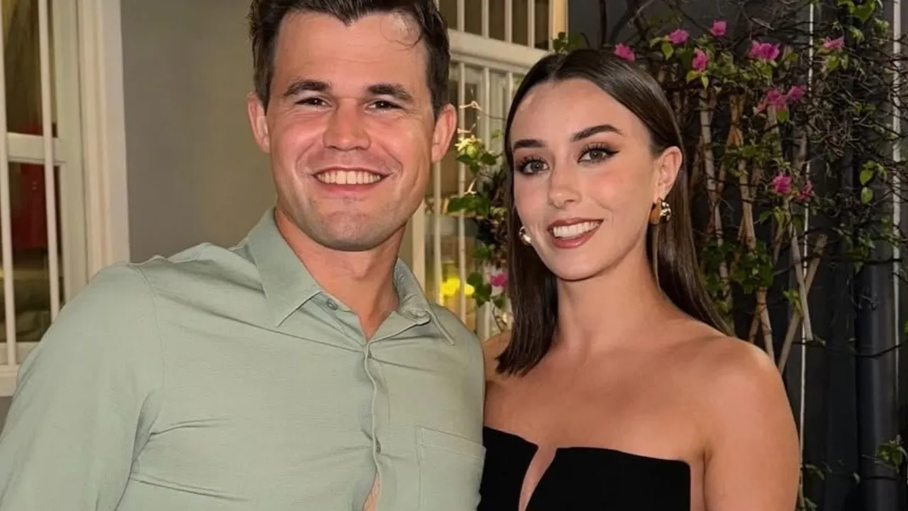 Ella Victoria Malone and Magnus Carlsen