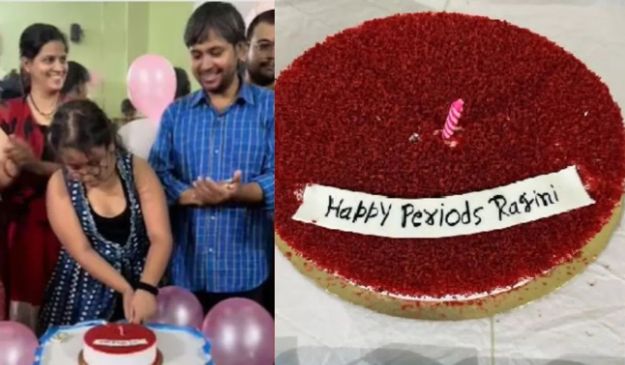 Father Celebrates Daughters First Period