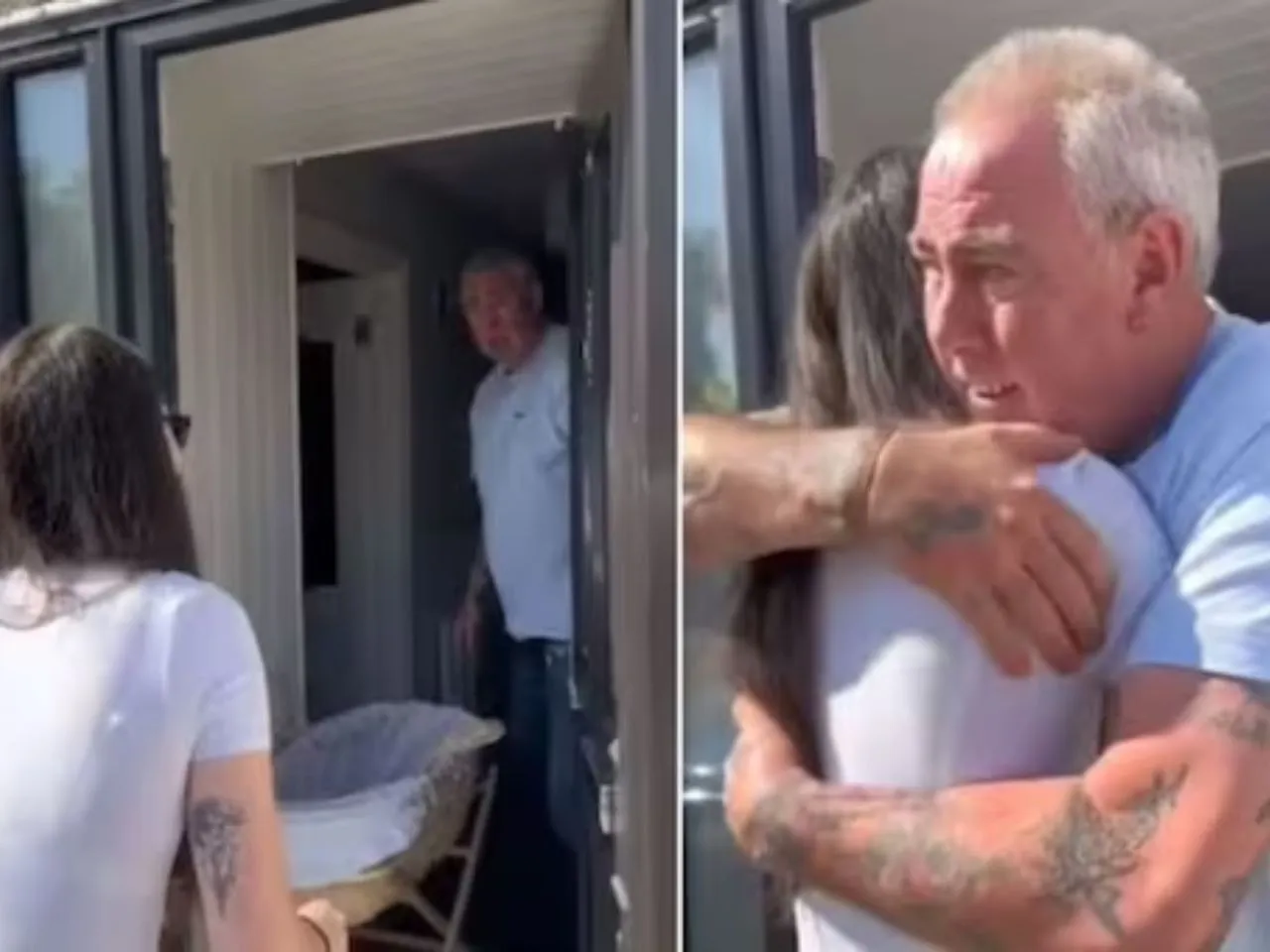 Girl Surprises Family