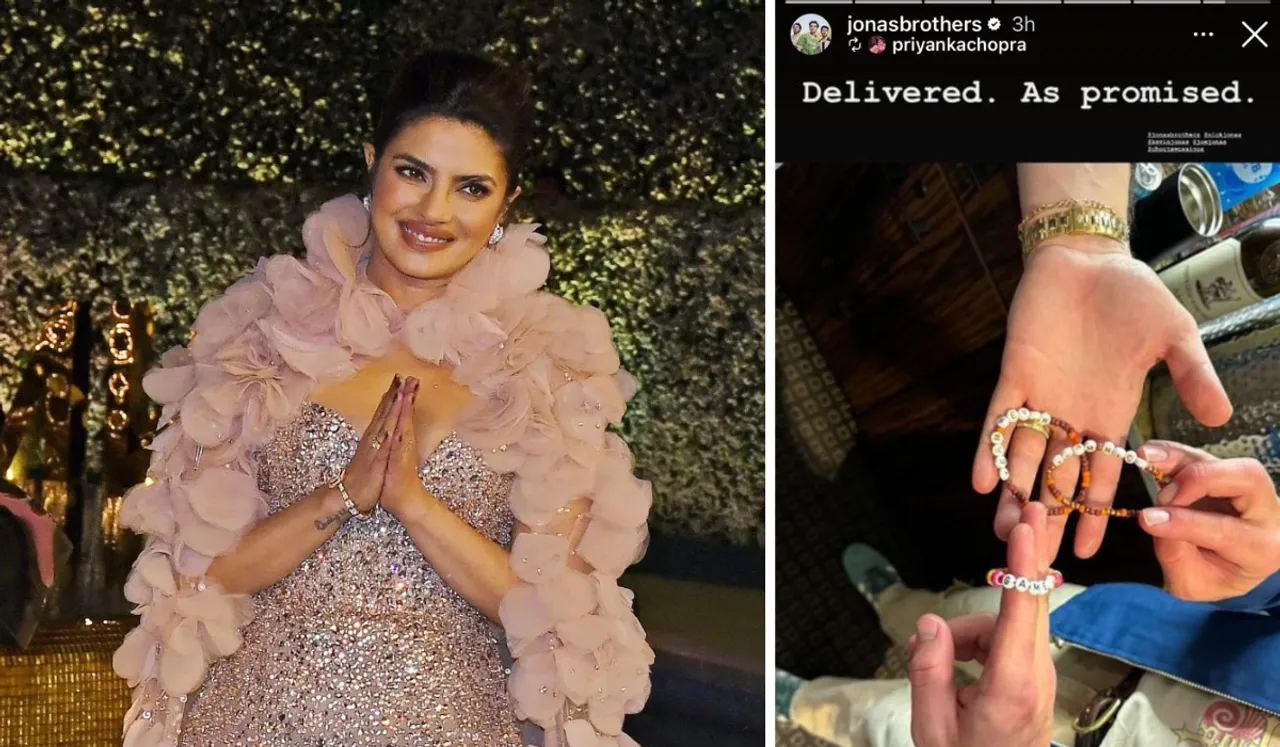Priyanka Chopra Delivers Fan Gift to Jonas Brothers
