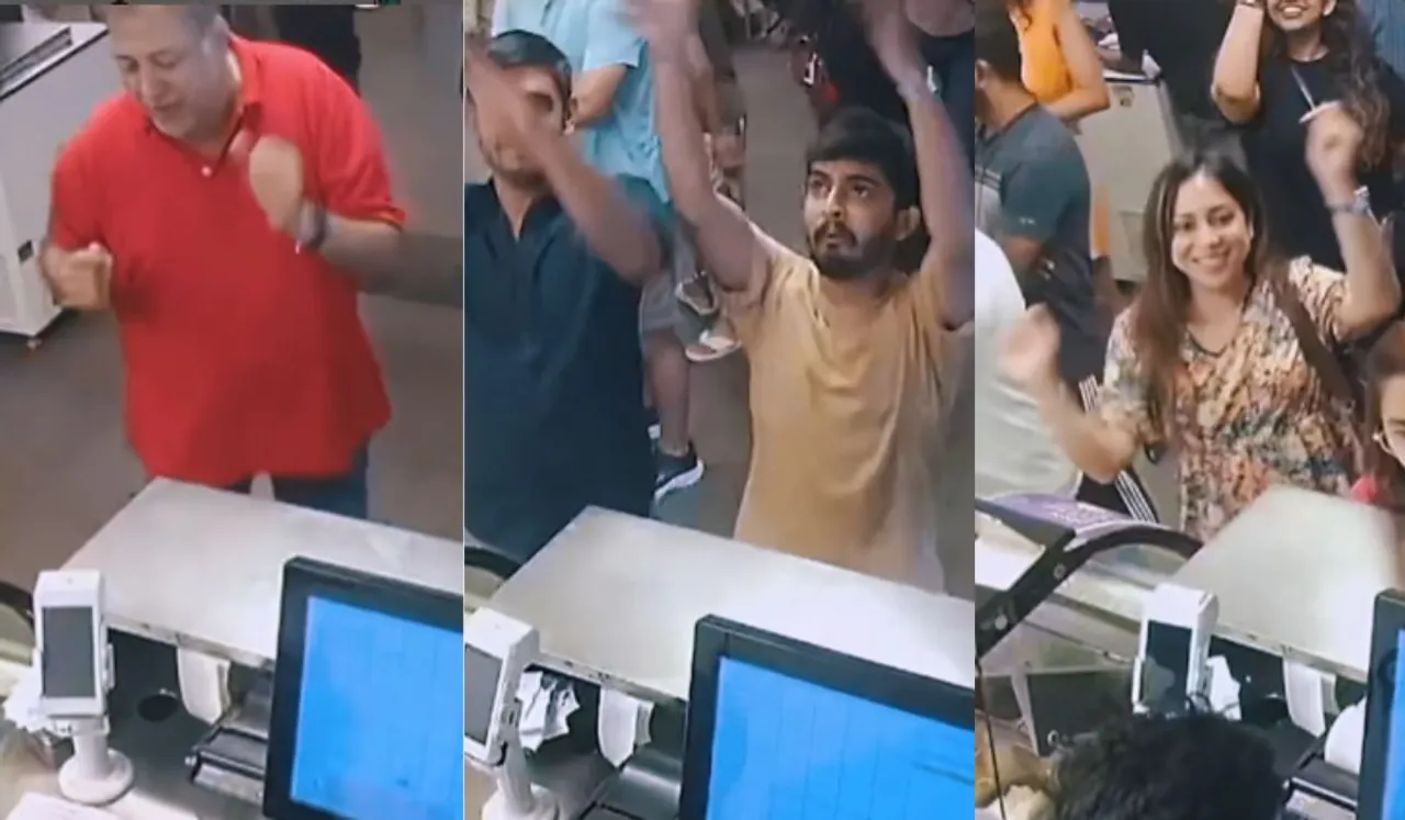Bengaluru People Dance To Get Free Icecream