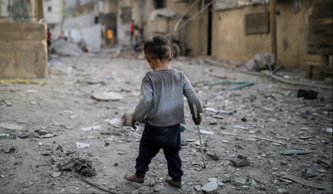 Photo credit: Belal Khaled/Anadolu via Getty ImagesIsrael-Hamas War: Women and Children of Gaza Worst Hit by Conflict