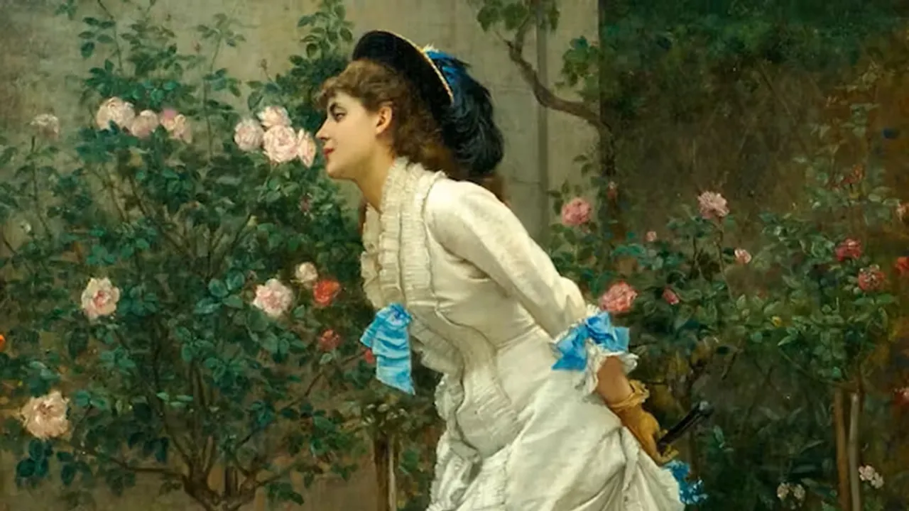 girl flowers