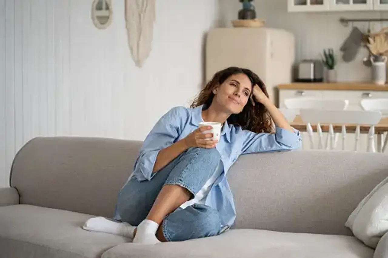 woman relaxing