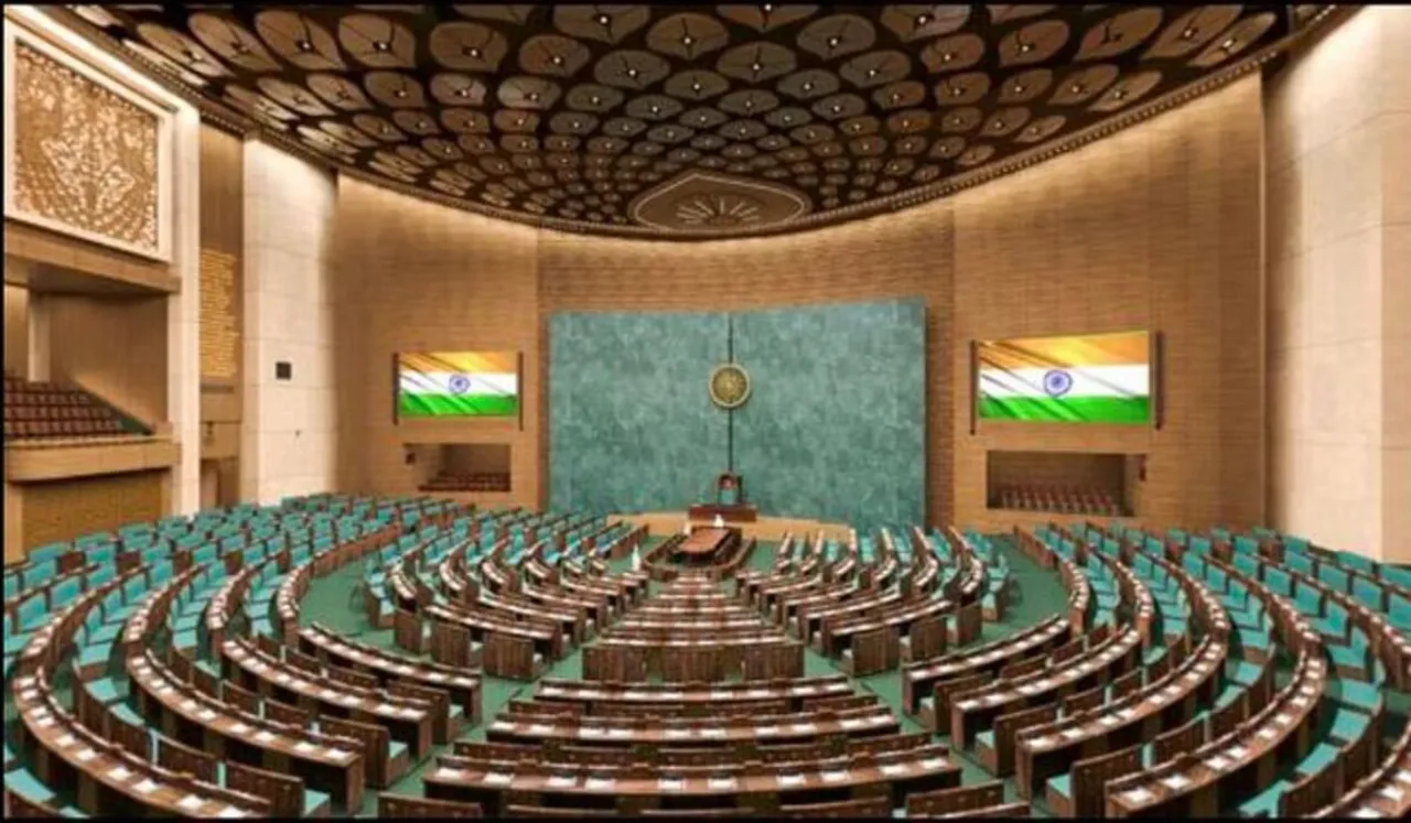 Lok Sabha passes Women's Reservation Bill granting 33% seats to women in Lok Sabha and state legislative assemblies (Credits - centralvista.gov.in)