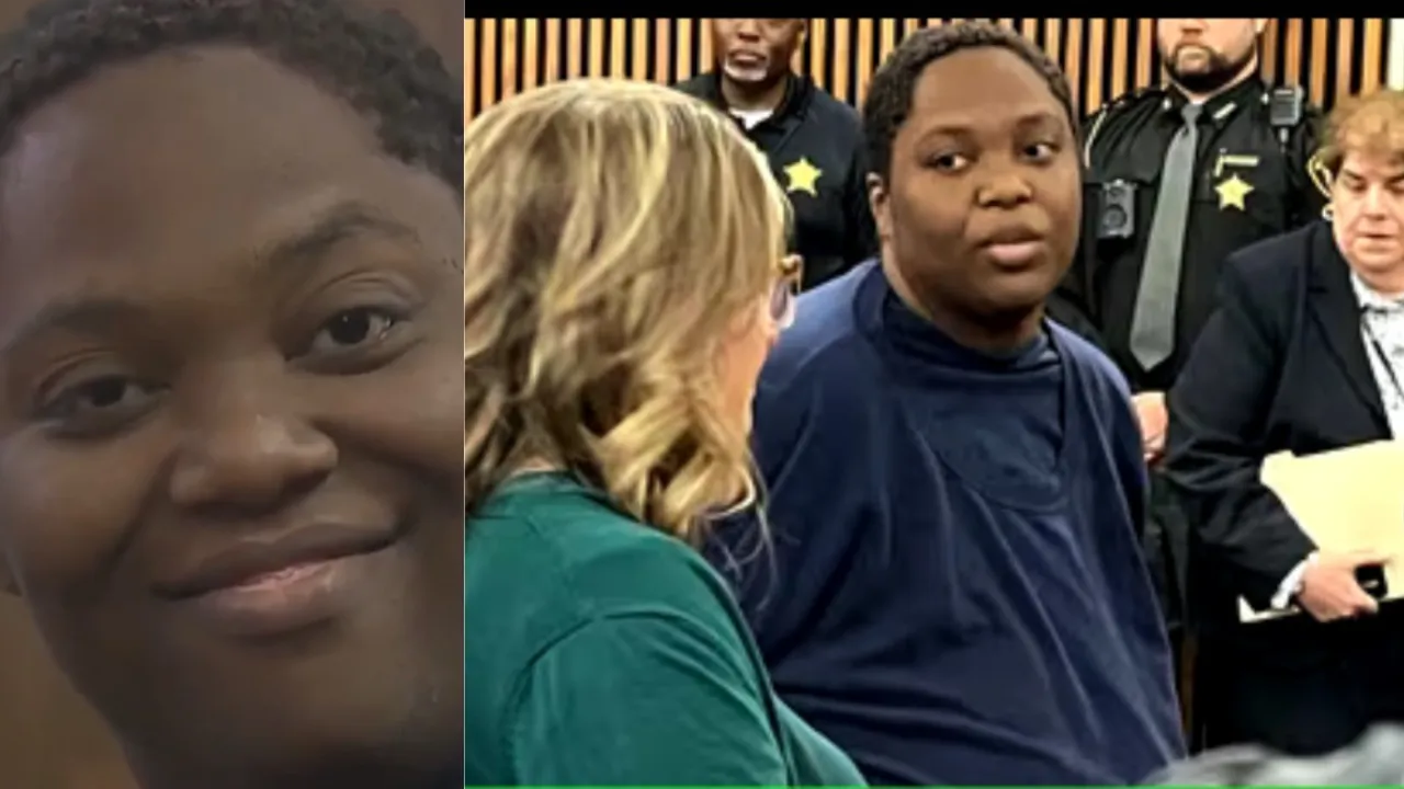 Woman murderer smiles in court, dailymail