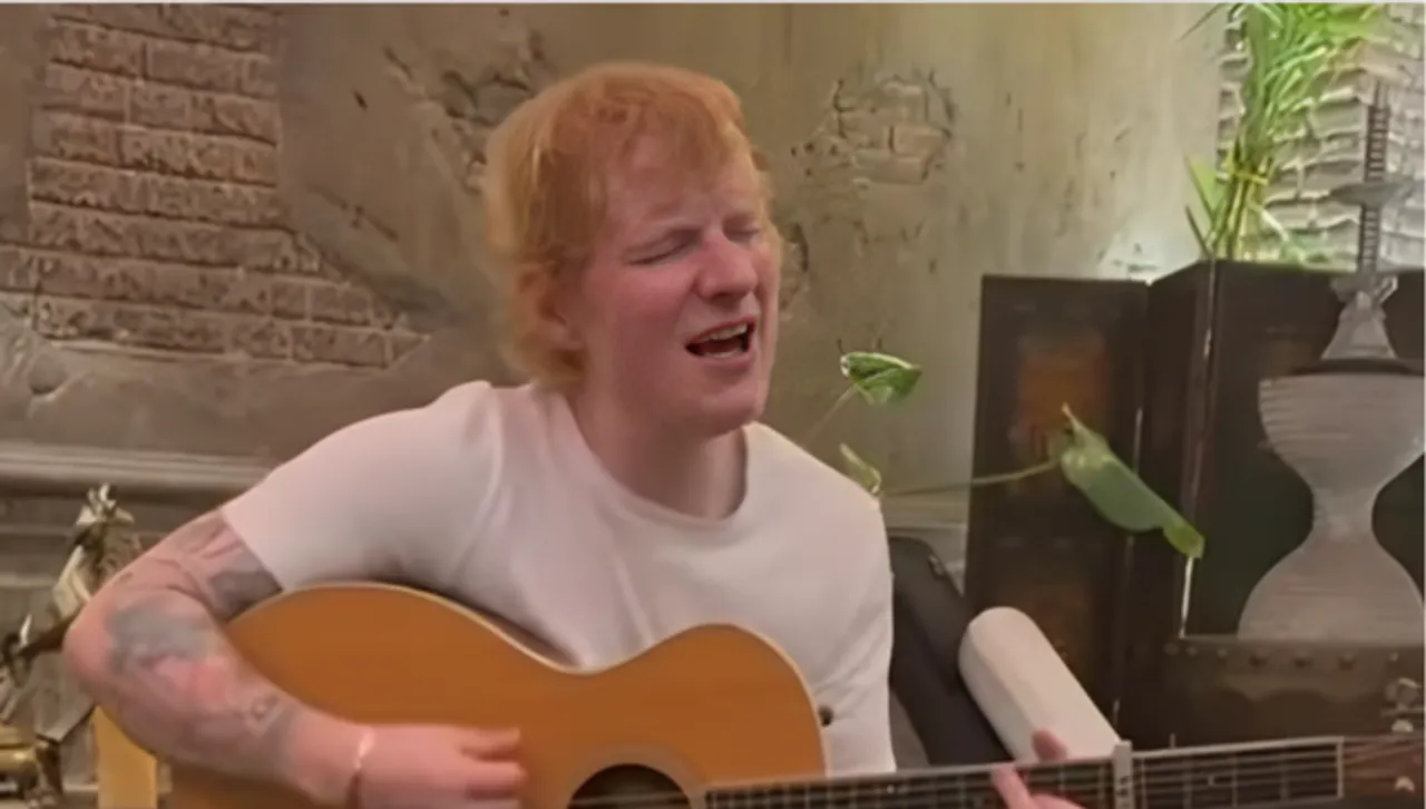 . Ed Sheeran's visit to Mumbai precedes his upcoming performance scheduled for March 16 as part of his tour, dubbed +-=/x.