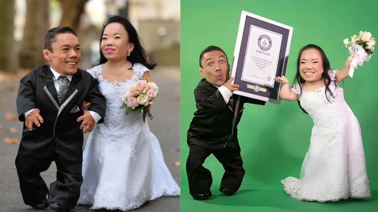 world shortest married couple