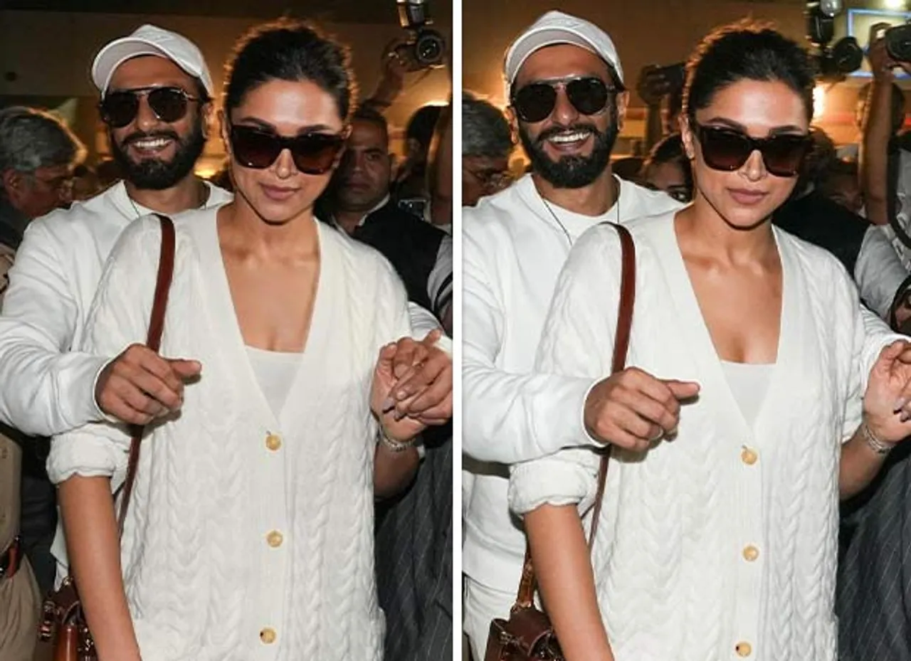 Ranveer Singh Shields Pregnant Deepika Padukone From Airport Mob