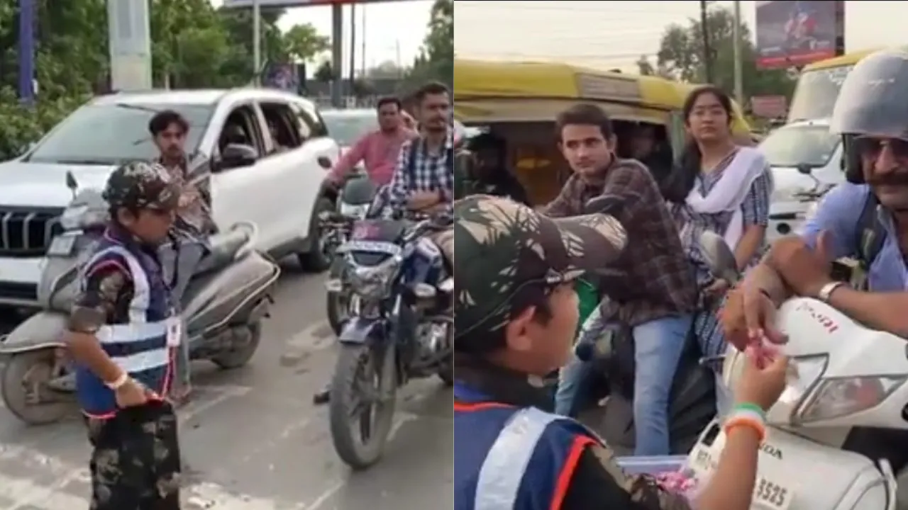 traffic soldier of india