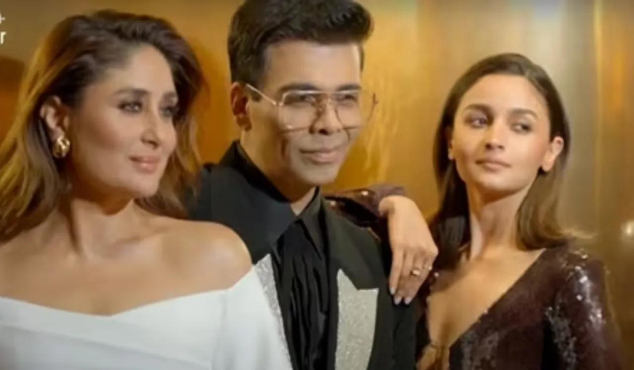 Kareena Kapoor Alia Bhatt on KWK 8