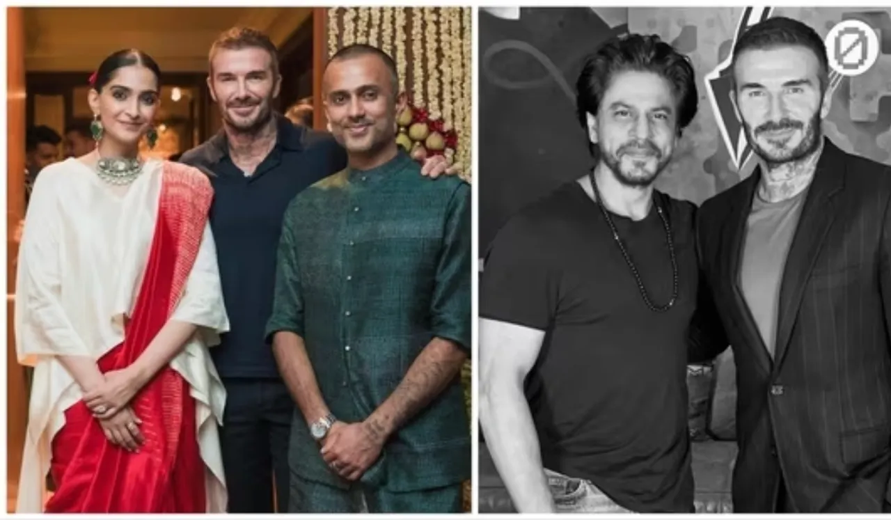 David Beckham Drops Post For SRK, Sonam Kapoor For The Warm Welcome